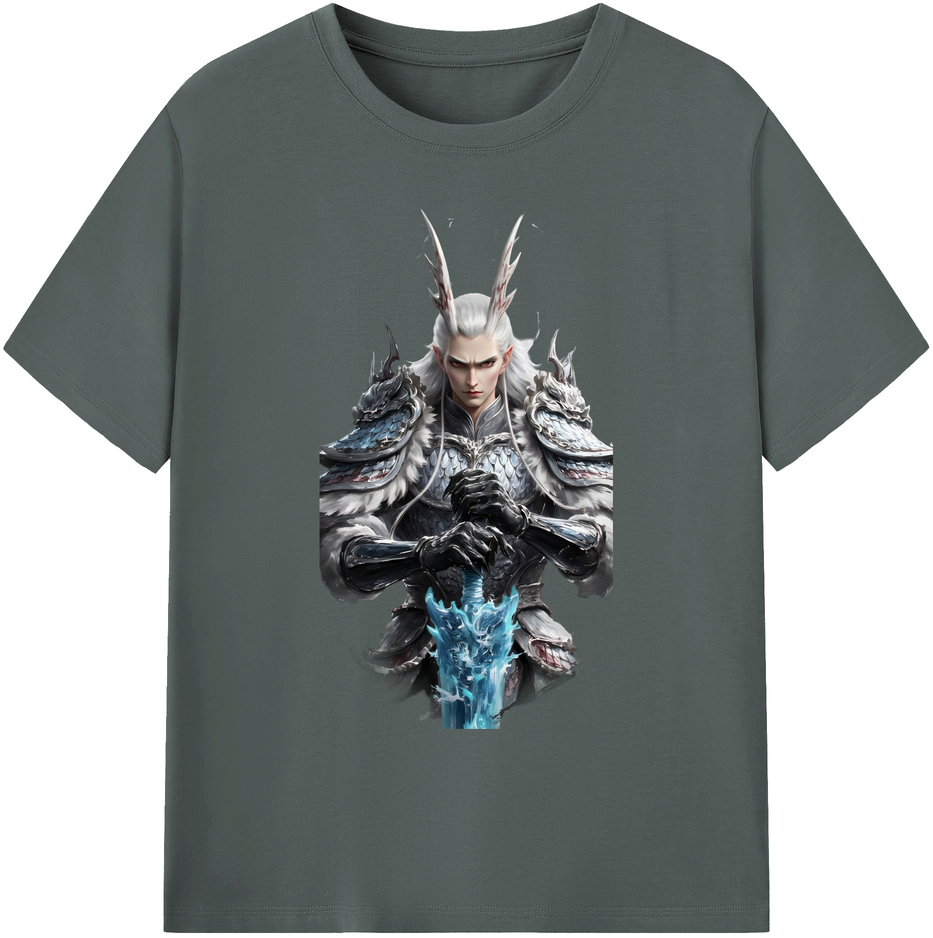 （画像用） Ne Zha 2 ナタ 魔童の大暴れ 綿100％ メンズ半袖Tシャツ｜肌触りやわらか＆通気性